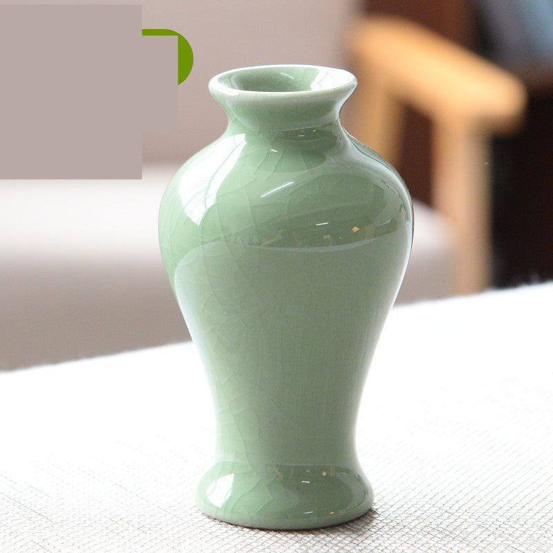 Living Room Modern Creative Small Celadon Vase