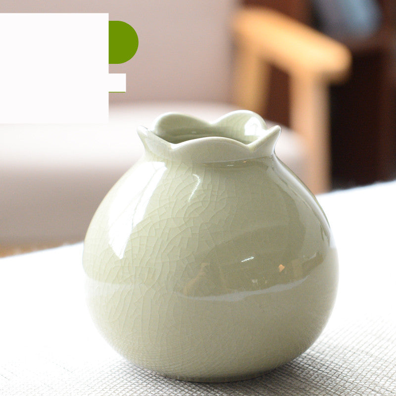 Living Room Modern Creative Small Celadon Vase