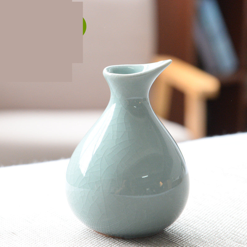 Living Room Modern Creative Small Celadon Vase