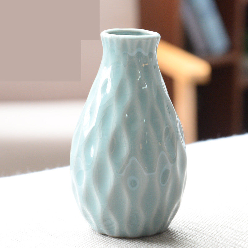 Living Room Modern Creative Small Celadon Vase