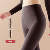 Solid Color High Waist Women's Thermal Underwear Pant