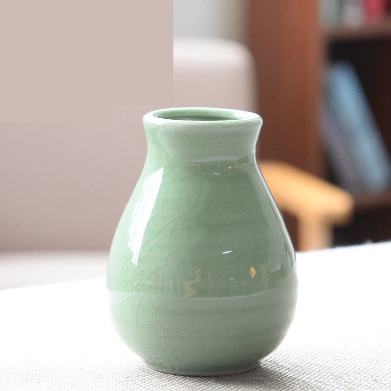 Living Room Modern Creative Small Celadon Vase