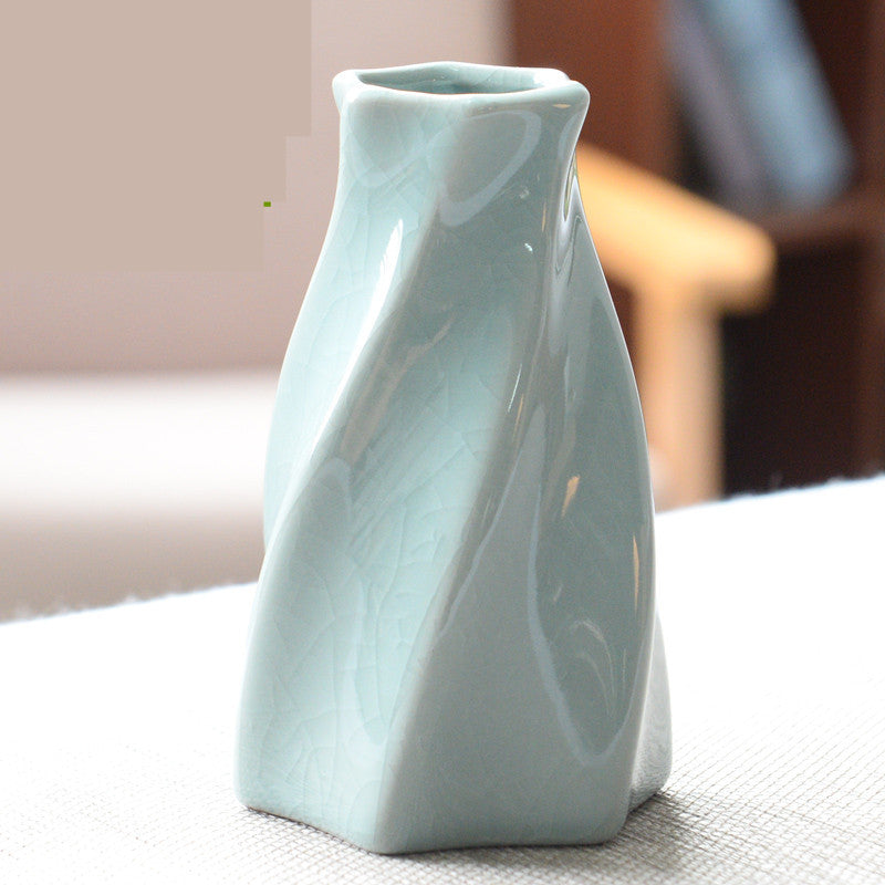 Living Room Modern Creative Small Celadon Vase