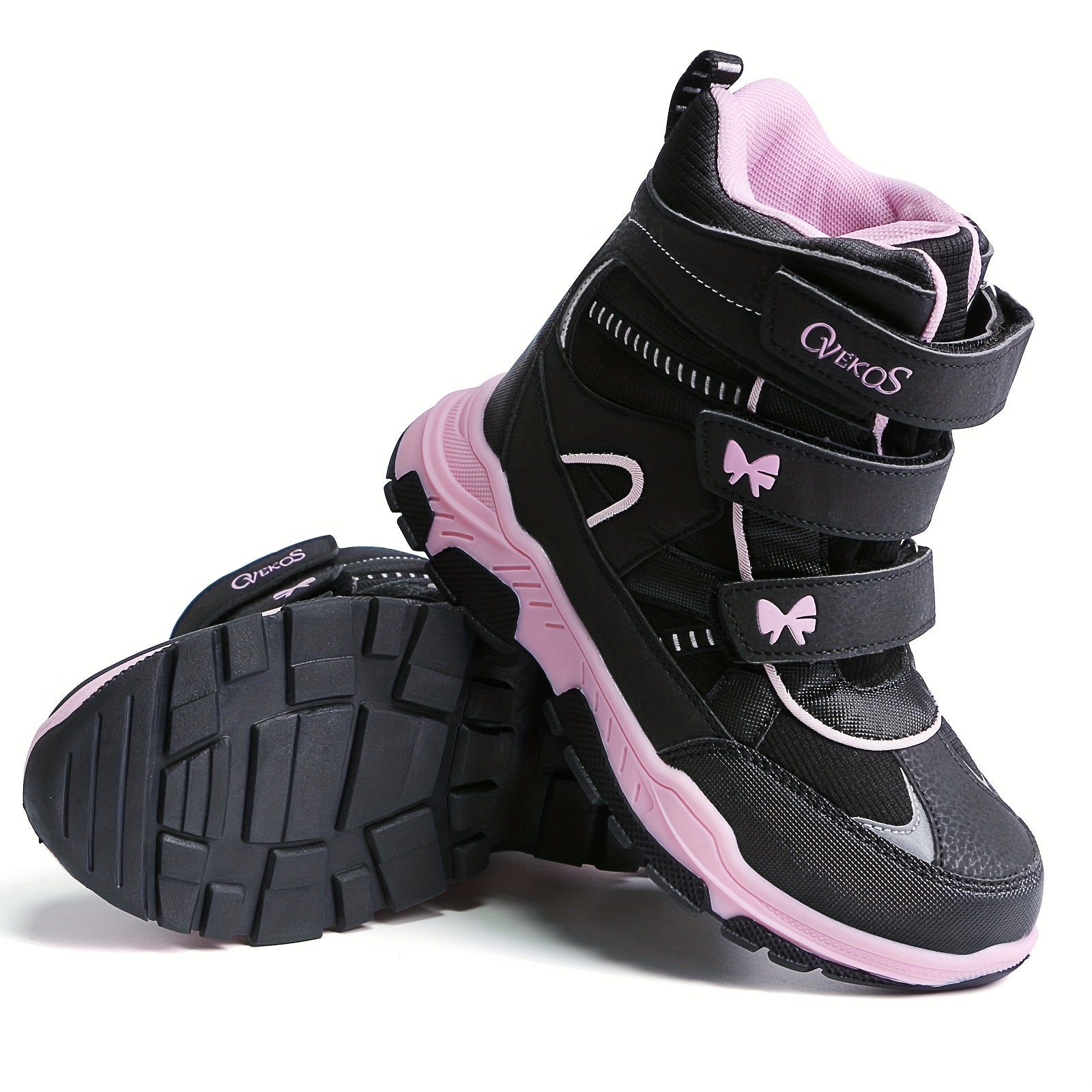 Winter Snow Boots for Kids - Waterproof, Mid-Calf, Non-Slip, Insulated, Warm, and Comfortable Girls and Boys Snowshoes for Cold Weather